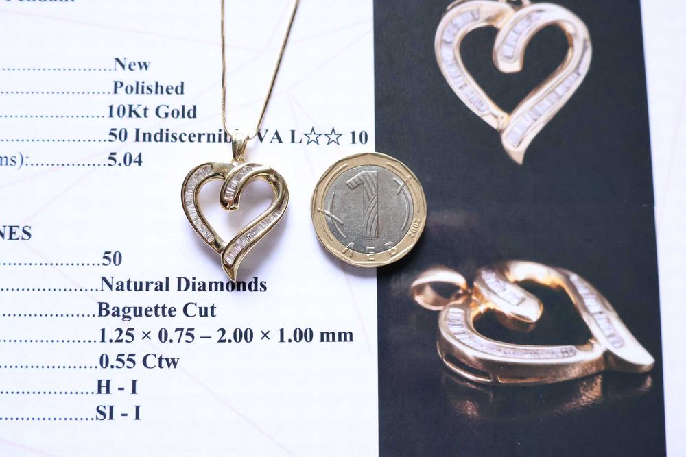 Ново Златно Колие с 0.55кт Естествени Диаманти