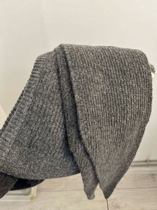 Вязаный капор-капюшон