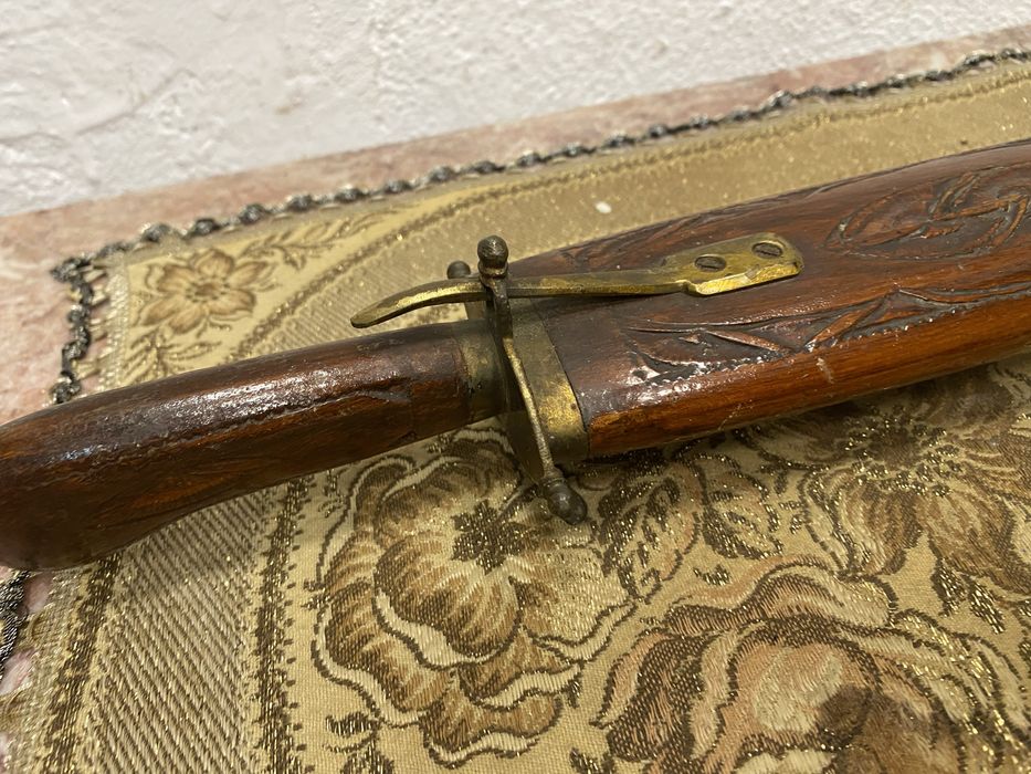 Нож и вилица за барбекю с кания от тик