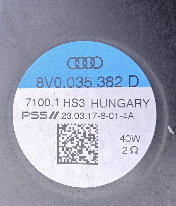 Subwoofer auto Audi A3 Skoda Karoq