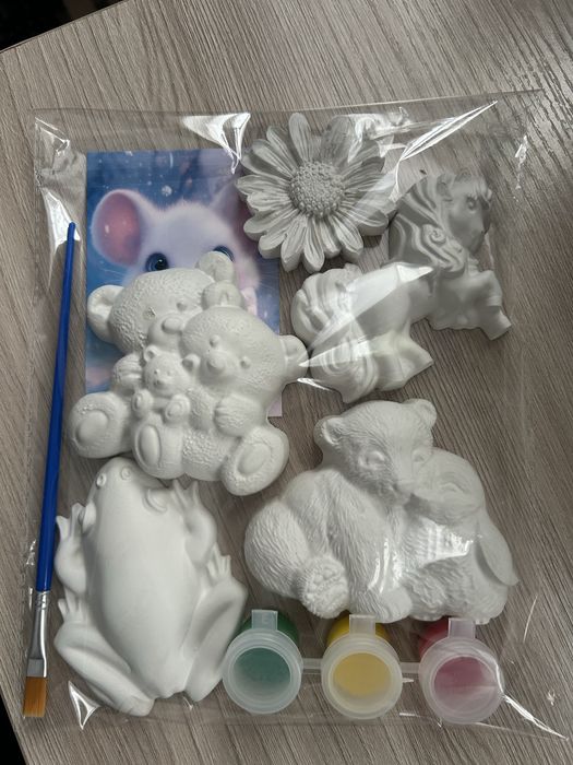 Подарочные наборы для детей из гипса