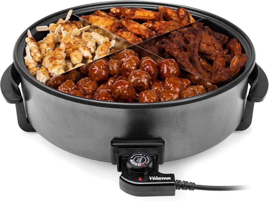 Мултифункционален електрически тиган Tristar 1500W, лек ДЕФЕКТ