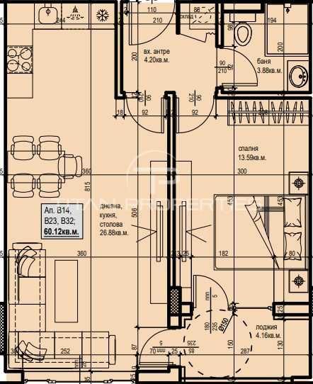 Продава се Двустаен апартамент в Пловдив, Христо Смирненски - 73 кв.м за 1364 €/кв.м - Снимка #1