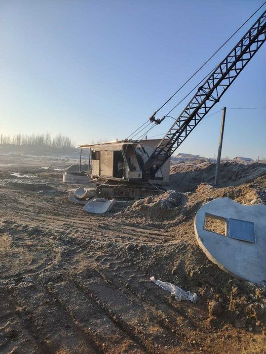 Экскаватор Драглайн Э-652, произведенный в 1985 году