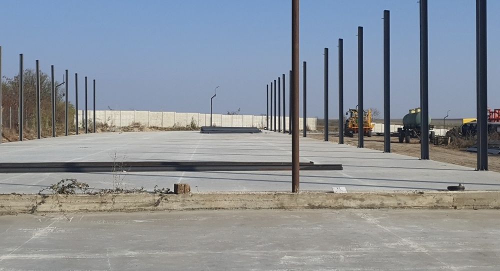 Hala metalica schimb cu auto constructii Hale metalice structuri