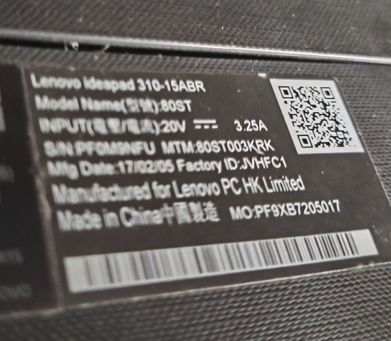 Ноутбук Lenovo ideapad 310-15ABR