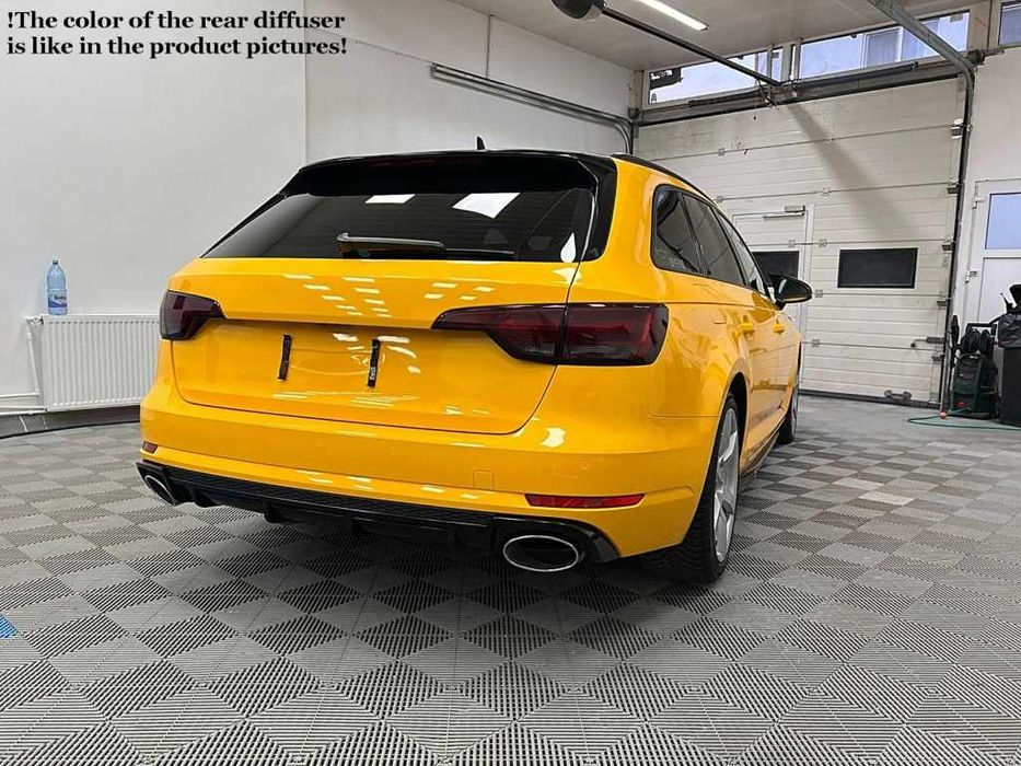Difuzor Bara Spate si Tobe Audi A4 B9 8W (2016-2018) Sedan/Avant RS RS4