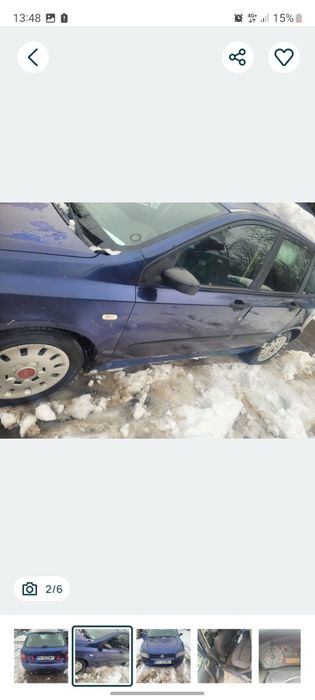 Schimb/vand fiat stilo 1.2 2003