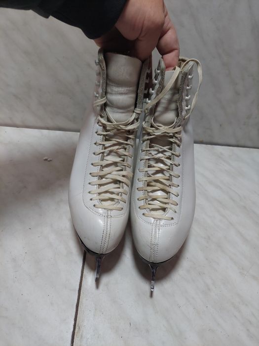 Patine gheata 155 patinaj artistic Harlick piele marime 37 ( 24 cm)