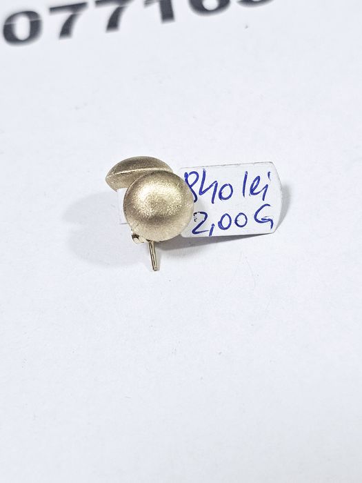 Vand cercei din aur 14 k 2 g cod 588