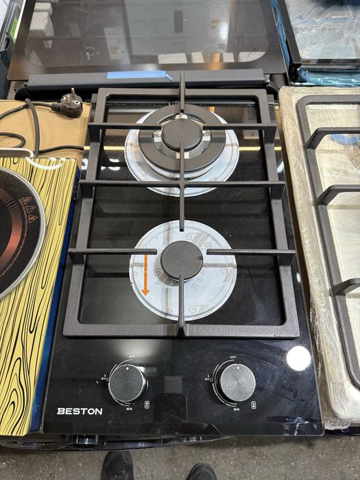 Варочные панель стеклянный газ контроль Beston