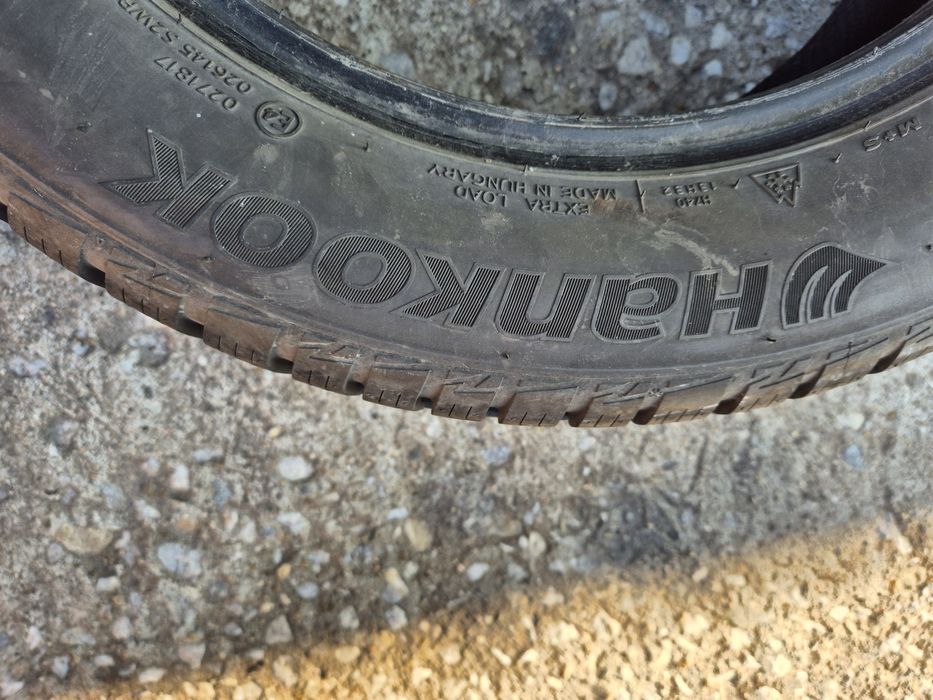 2бр зимни гуми Ханкок/ 185-60-15/ 2018г/ 7мм грайфер/