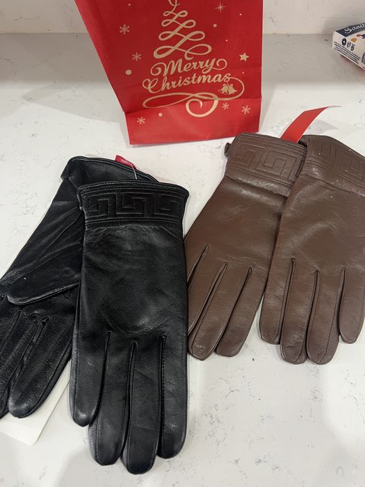 Дамски ръкавици естествена кожа