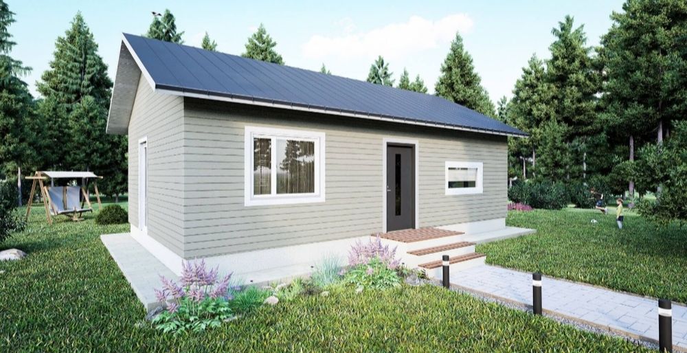 Vând case pe structura metalica