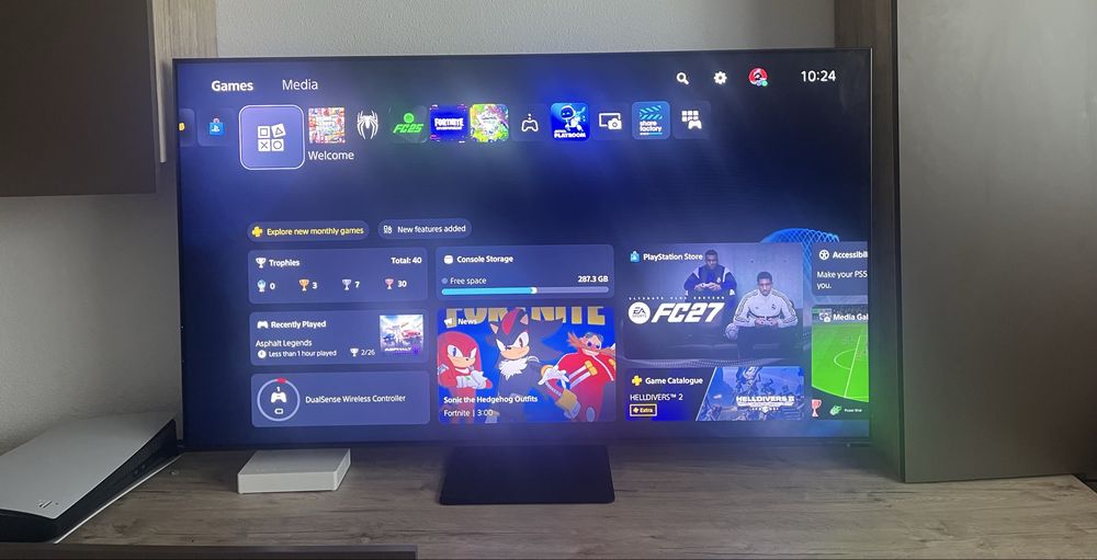 SONY Playstation 5 Digital FAT, 825GB SSD, Consola de jocuri PS5