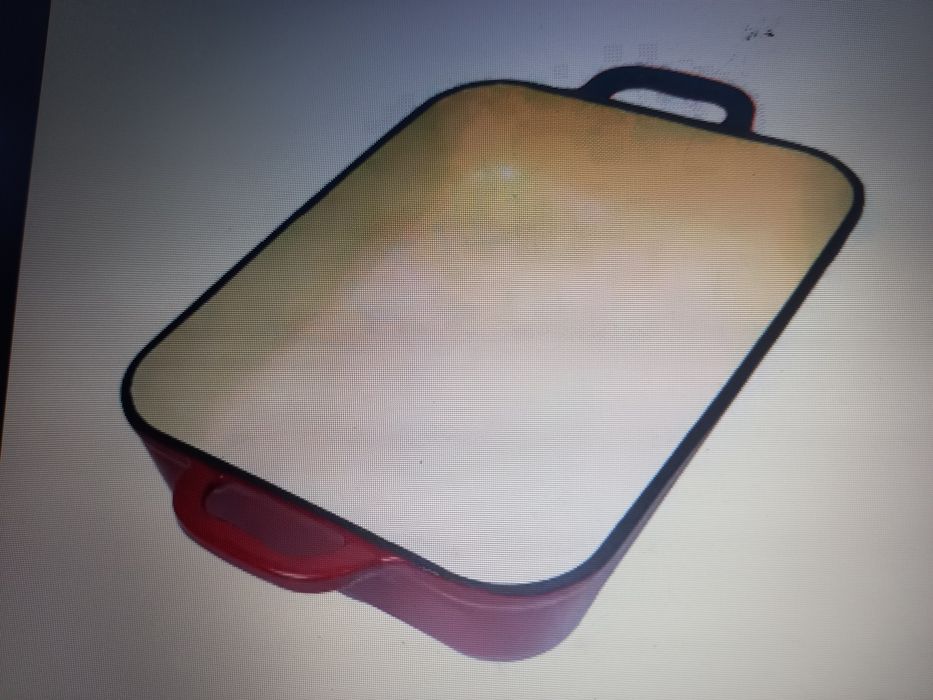 Grill  tavă fontă emailata ofera 144  lei