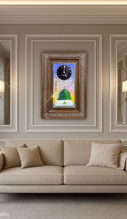 Devor soat/ panno/ suvenir yong'oq daraxtidan qo'l mehnatida yasalgan