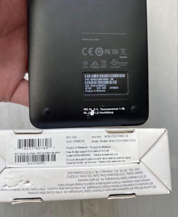 • HDD extern• 1tb • NOU •