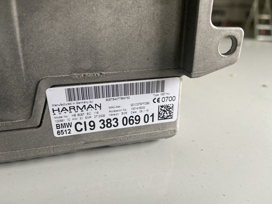 Navigatie nbt bmw f30 f31 f36 f10 cod9383069