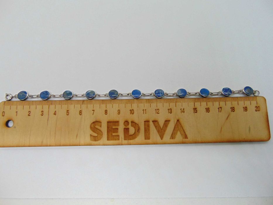 Bratara din argint cu sodalite