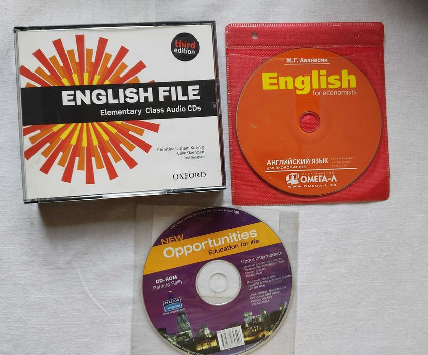 Продам диск от разных учебников