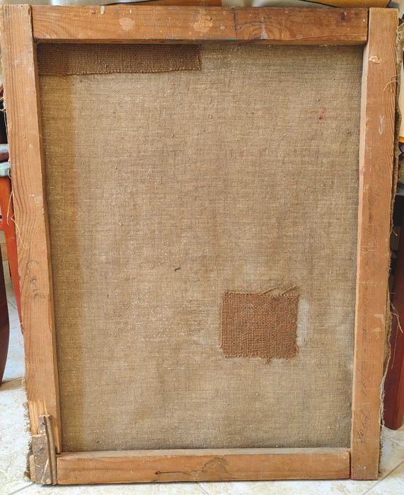 Старинна Картина на Русенска Художничка Менча Соколова 1970те г.