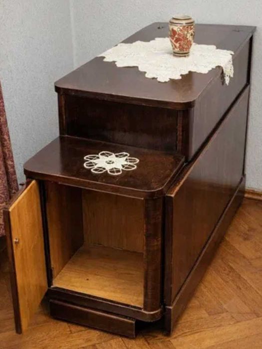 Ladă de zestre vintage autentică piesă rară, lemn, multifuncțională.