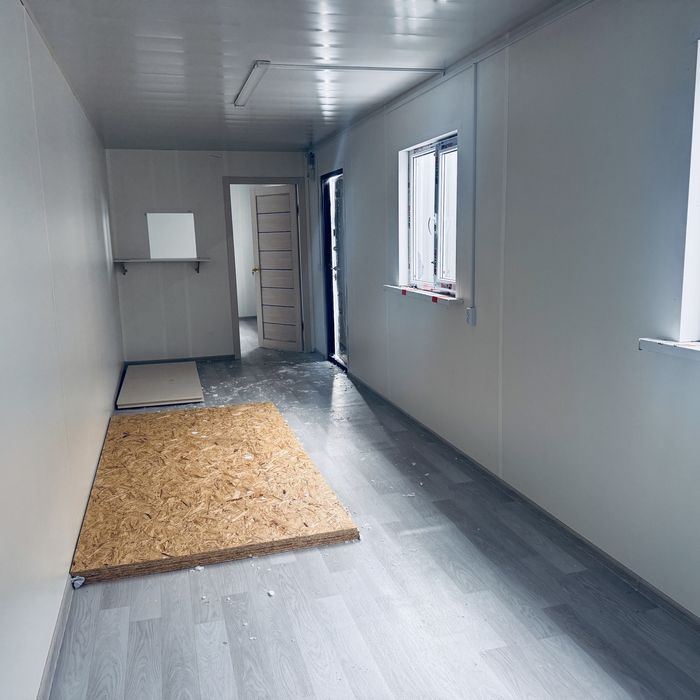 Утепленный контейнер, БЫТОВКИ, СТОЛОВАЯ, пустой КОНТЕЙНЕР