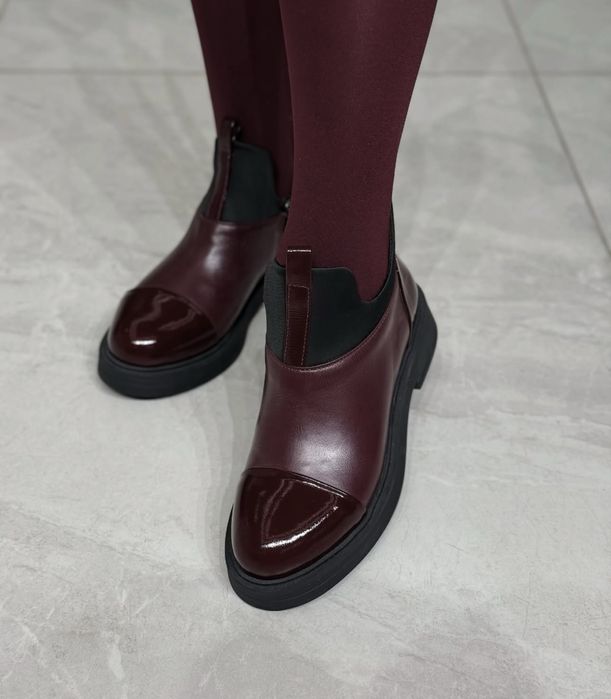 Женские ботинки  кожа