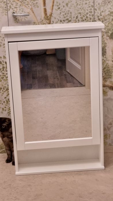 Dulap baie cu oglinda Hemnes Ikea