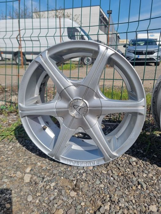 Jante R15 Aliaj 5x100 5x108 Wolfrace 6.5J ET 35  Montaj inclus