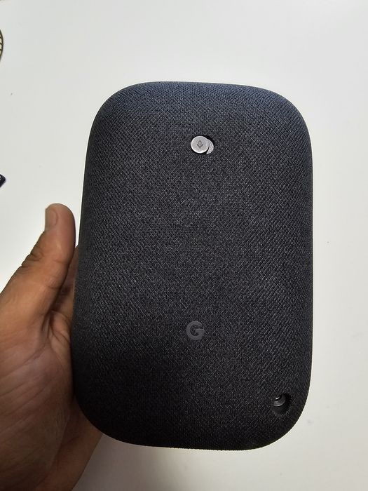 Boxa inteligenta Google Nest Audio, Wi-Fi, Bluetooth, Comenzi Vocale, Negru