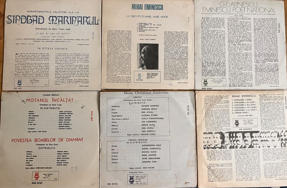 Vinyl Colectie Mixta Muzica si Povesti