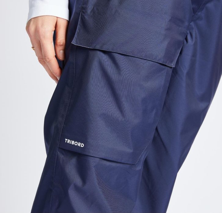 Дамски хардшел панталон за ветроходство Sailing Navy blue