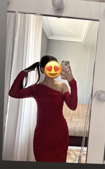 Платье Красный вечерний