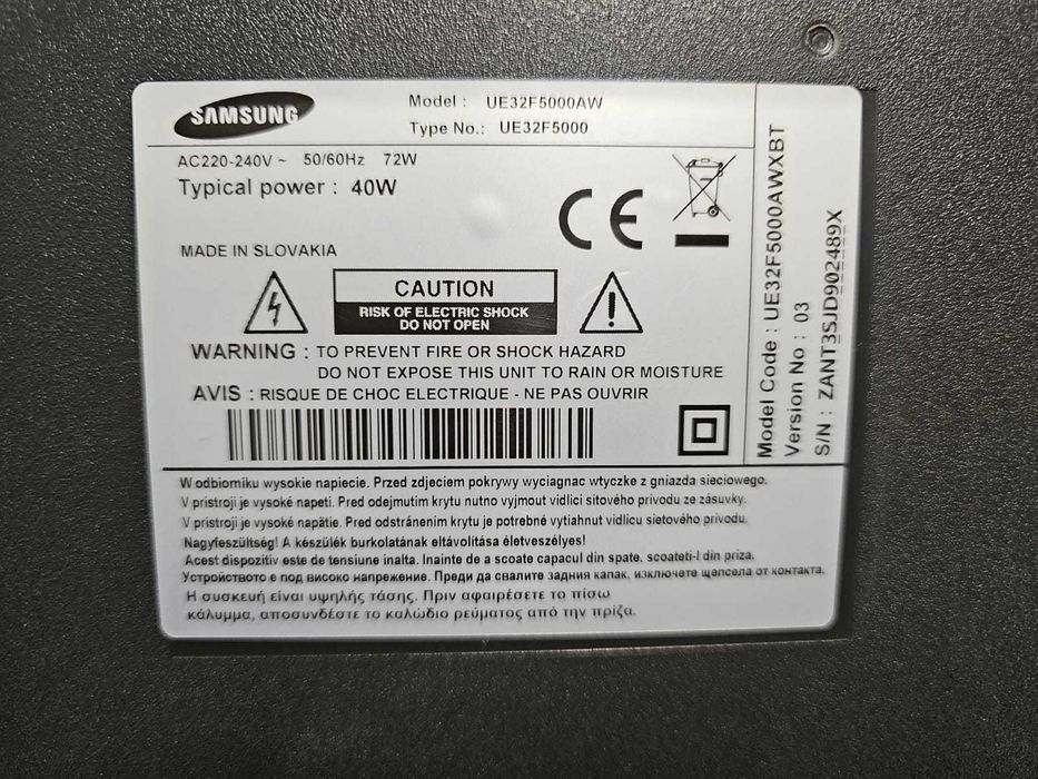 Televizor Led Samsung (Ag29 Siraj b.33489) Garantie 2 ani