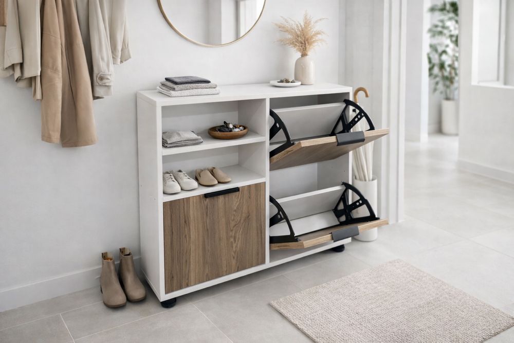 Обувница вместительная новая