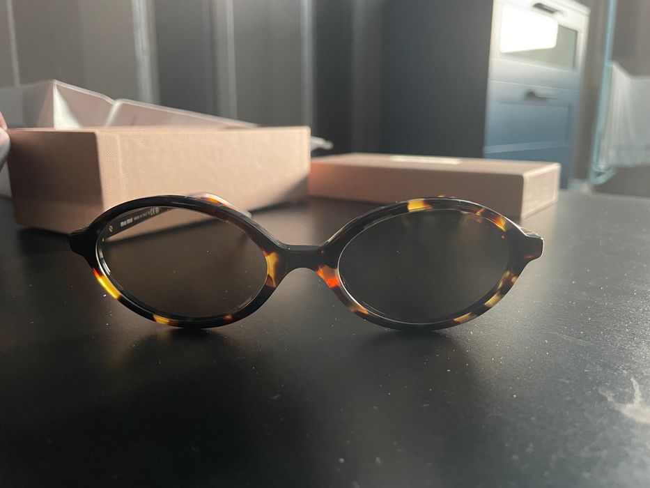 слънчеви огледални очила MIU MIU MU04ZS