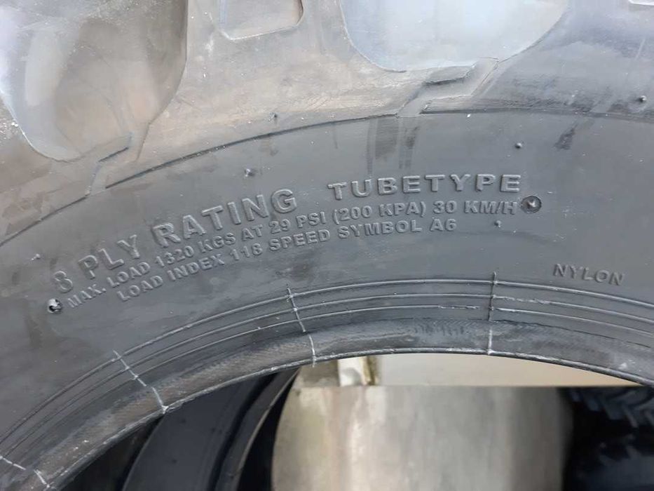 12.4-24 marca OZKA cu 8 pliuri anvelope noi pentru tractor fata