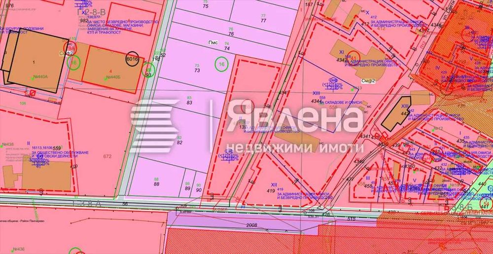 Продава се Парцел в София, Център - 7561 кв.м за 51 €/кв.м - Снимка #1