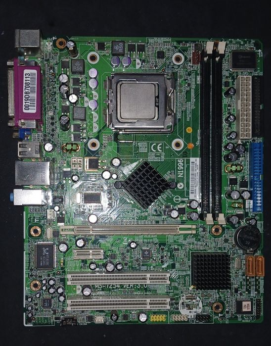 Материнская плата MSI MS‑7254 + Pentium 4 630, обслужена