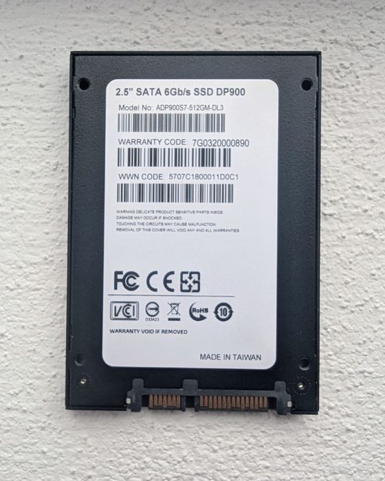 Adata 512GB sata SSD