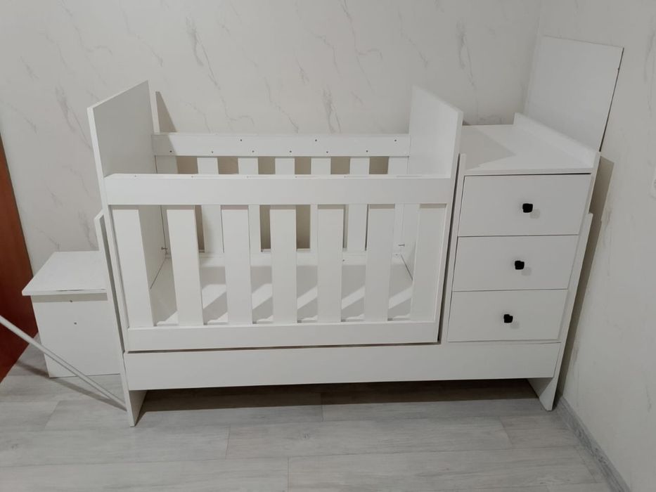 Детский манеж белый новый