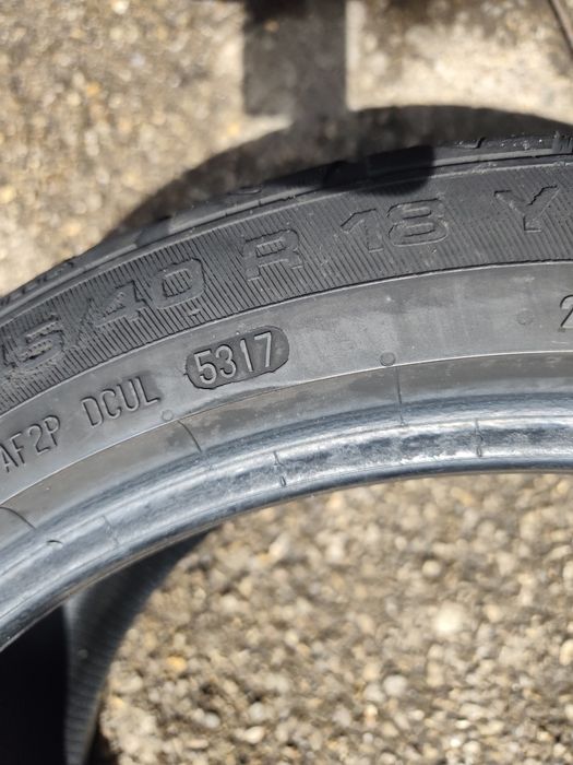245/40/18" 2бр Uniroyal rain sport 5,dot17г18г,5-6мм