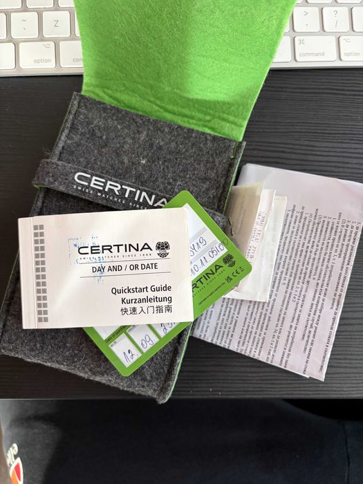 Мъжки Часовник Certina DS-4 Quartz/ Кварцов Неръждаема Cтомана /Сапфир