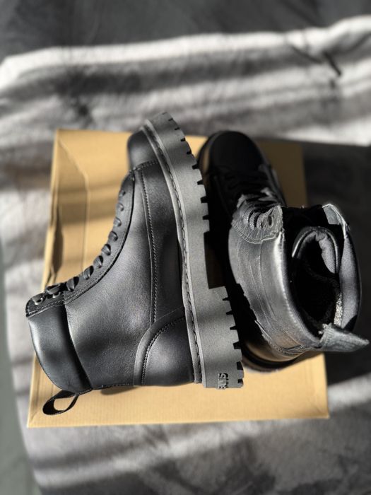 Tommy Jeans Lace Up ghete/bocanci piele neagra marimea 41 noi original