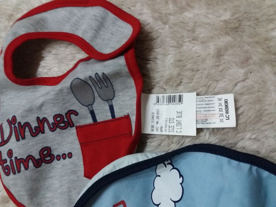 Слюнявчики детские водонепроницаемые Турция!