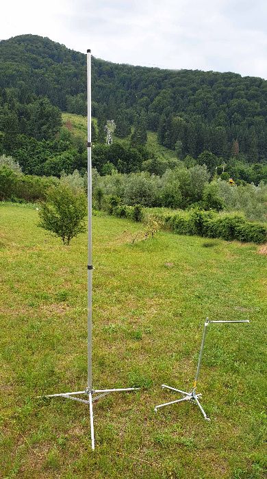 Trepiede de aluminiu pentru antene rulote, autorulote, etc