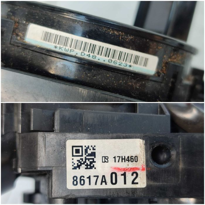 Ansamblu manete comenzi volan + padele + spiră Mitsubishi Outlander 8617A012 2014 / [2013-2021] / (5B3)