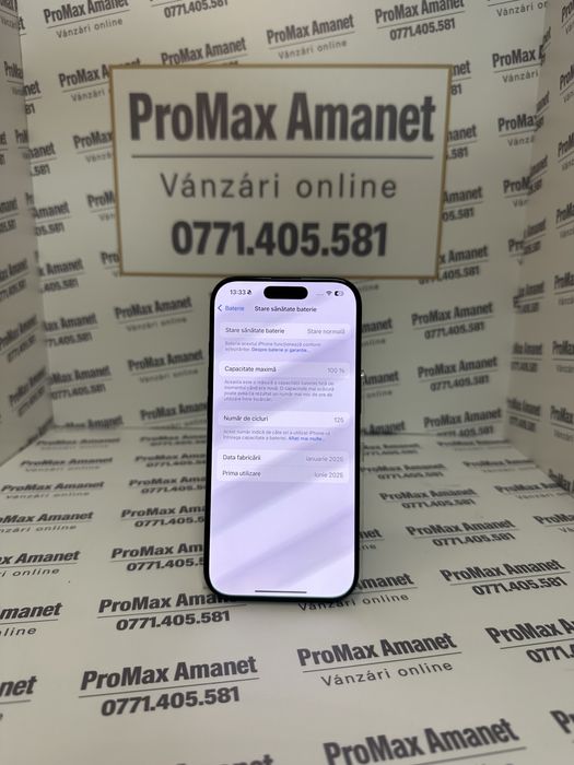 Iphone 16 Pro 126gb 100% ProMax Amanet